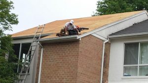 New Roofing on a Maryland foreclosed home