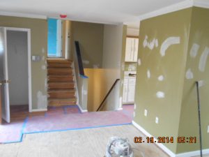 Renovations of a Maryland foreclosed home
