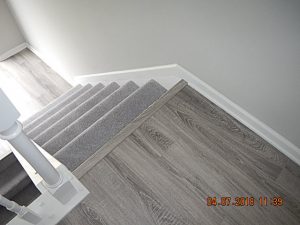 New flooring in a Maryland foreclosed home