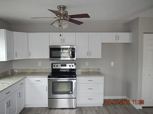 New kitchen in a Maryland foreclosed home