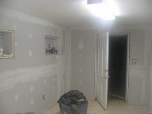 Installation of new drywall to a Maryland foreclosed home