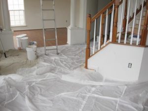 Interior renovations to a Maryland foreclosed home